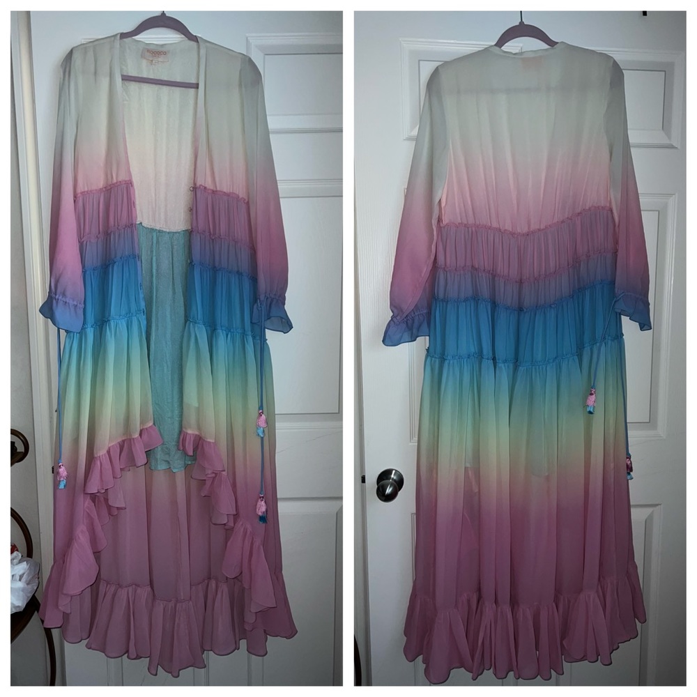 Rococo sand ombré dress S